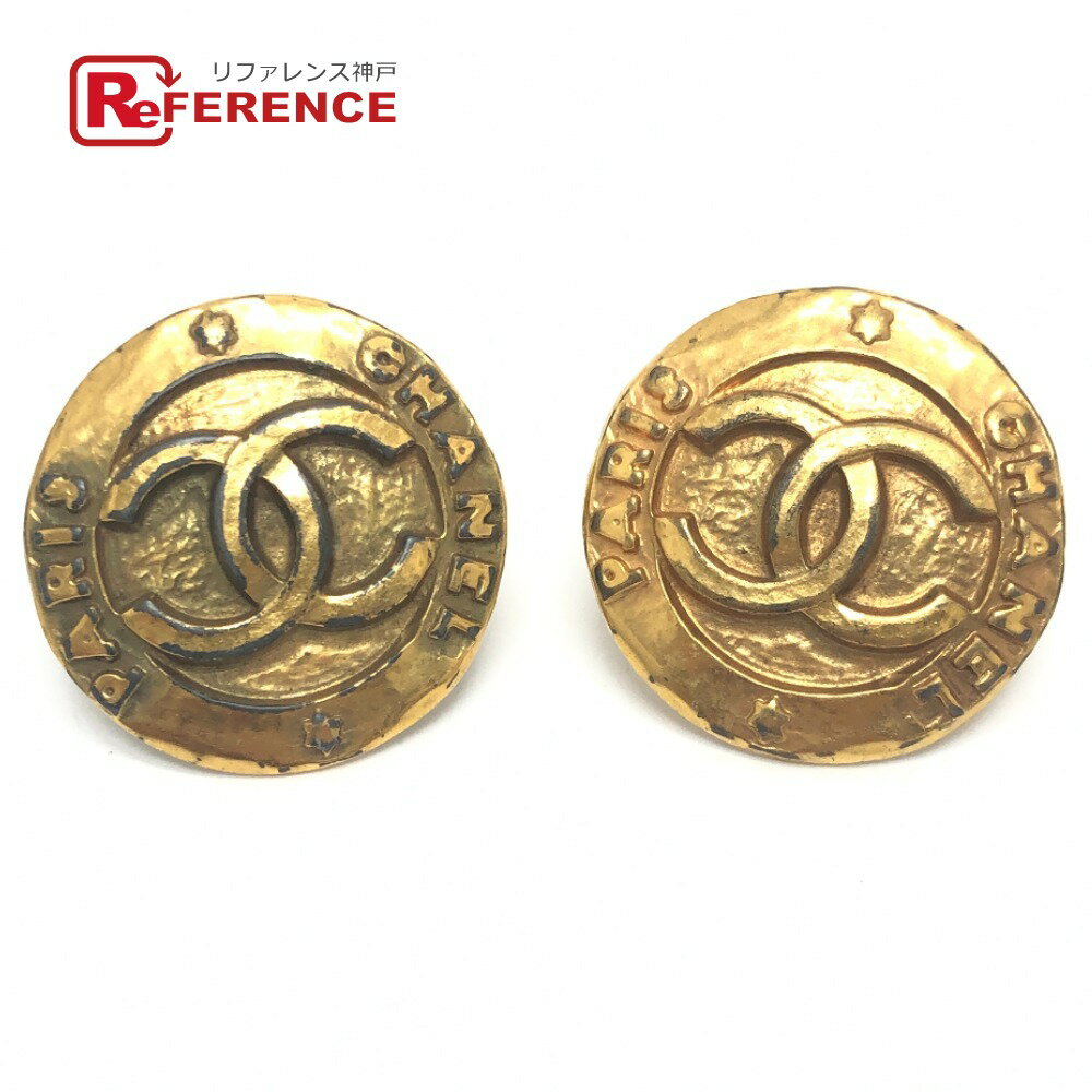 CHANEL シャネル ココマーク ロゴ イヤリング 小物 アクセサリー イヤリング メタル レディース ゴールド 【中古】
