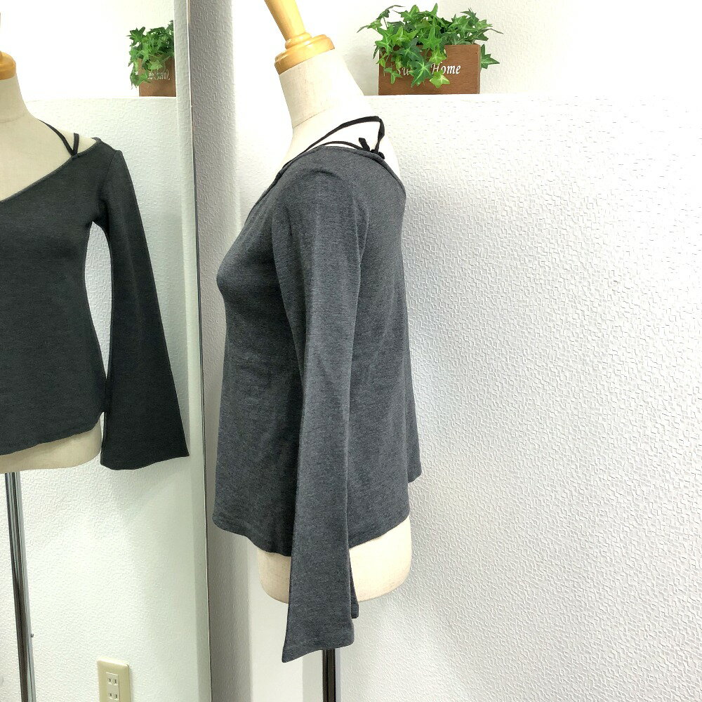 LE CIEL BLEU ルシェルブルー 19S62411 長袖 アパレル トップス　Tシャツ カットソー レーヨン レディース グレー 新品同様 【中古】