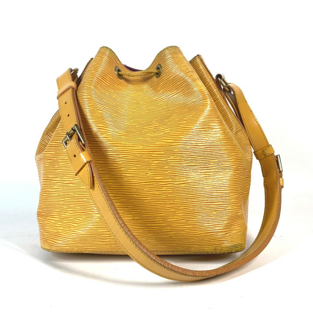 LOUIS VUITTON ルイヴィトン M44109 エピ プチノエ カバン 巾着 バケツ型 ハンドバッグ ショルダーバッグ エピレザー レディース タッシリイエロー イエロー 【中古】
