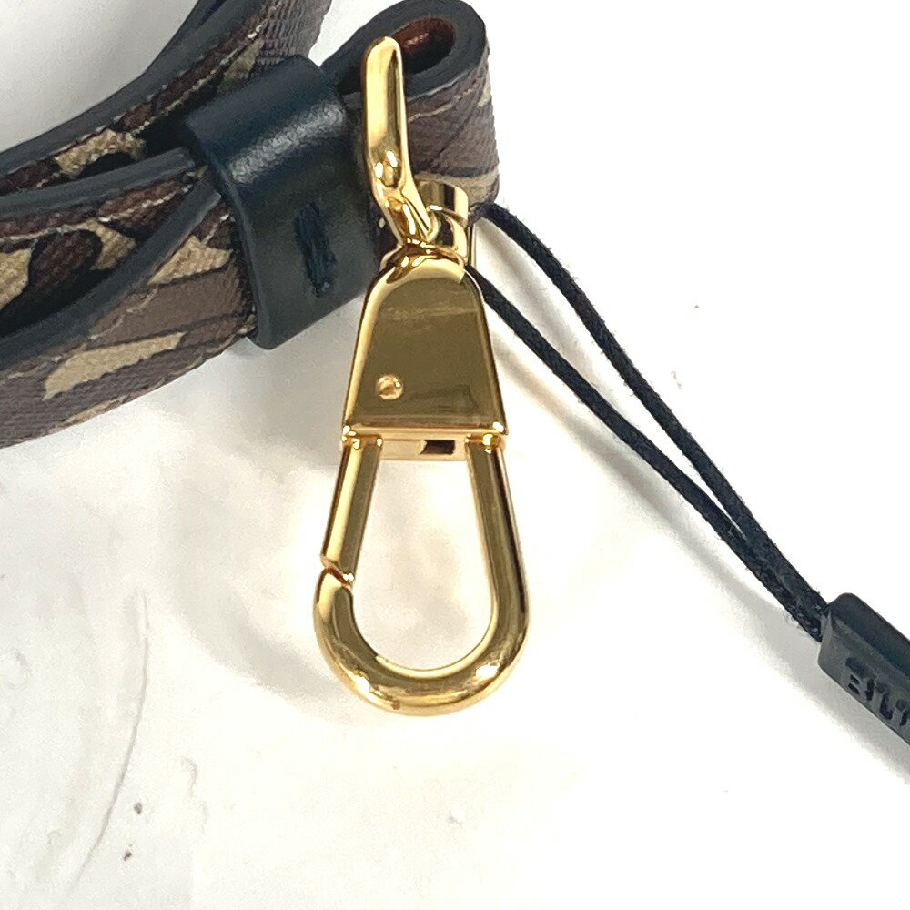BURBERRY バーバリー 8025468 TBロゴ ネックストラップ アクセサリー ストラップ レザー ユニセックス ブラウン 未使用 【中古】