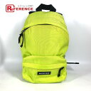 BALENCIAGA バレンシアガ 558163 エクスプローラー ロゴ カバン バックパック リュックサック ナイロンキャンバス ユニセックス イエロー 【中...