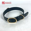 GUCCI グッチ 695256 GG ラージ/エクストララージ ペット カラー ドッグ 犬 わんちゃん アクセサリー 首輪 レザー ユニセックス ブラック 未...