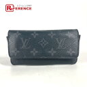 LOUIS VUITTON ルイヴィトン GI0296 モノグラムエクリプス エテュイ・リュネット ウディ アイウェア 眼鏡 サングラスケース ポーチ メガネケース モノグラムエクリプスキャンバス メンズ ブラック 【中古】(4)