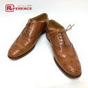 RALPH LAUREN ラルフローレン ドレスチップ ウイングチップ ビジネスシューズ レザー レディース ブラウン 【中古】(4)