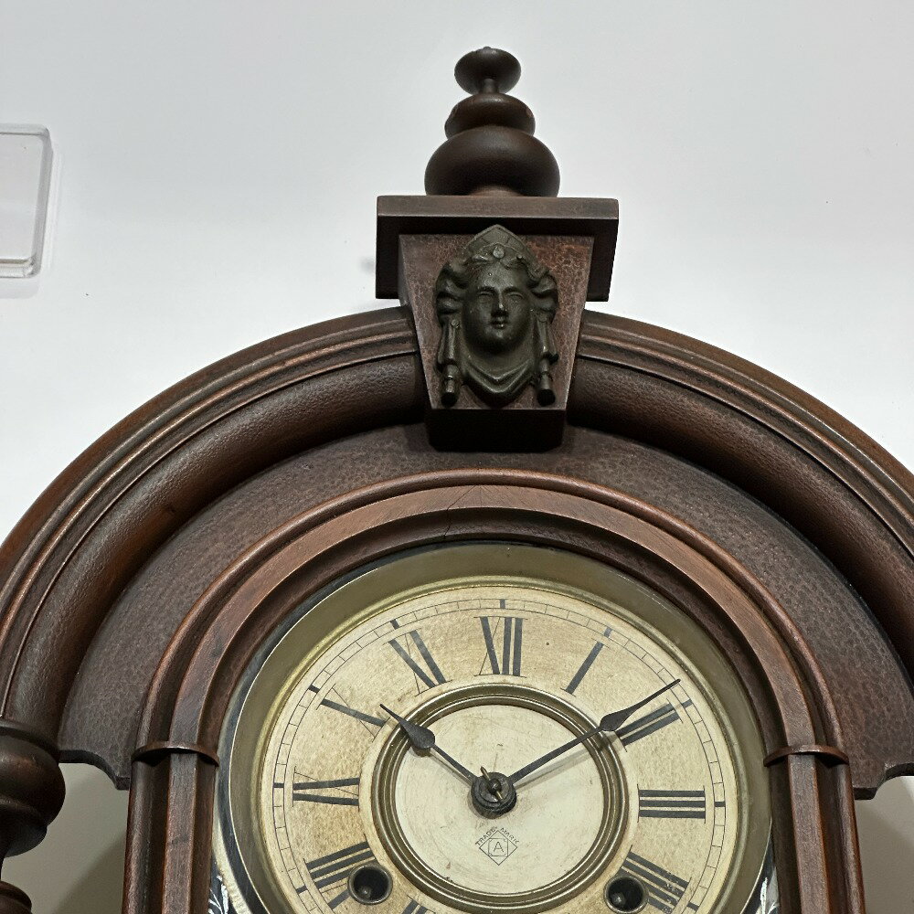 アンソニア 涙の雫 掛け時計 振り子時計 置時計 ウッド ユニセックス ブラウン 【中古】