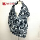 BALENCIAGA バレンシアガ 673572 ロゴ ストール ショール 大判 ビッグサイズ ボア カモフラ 迷彩 マフラー ポリエステル /アクリル ユニセックス グレー 【中古】(4)