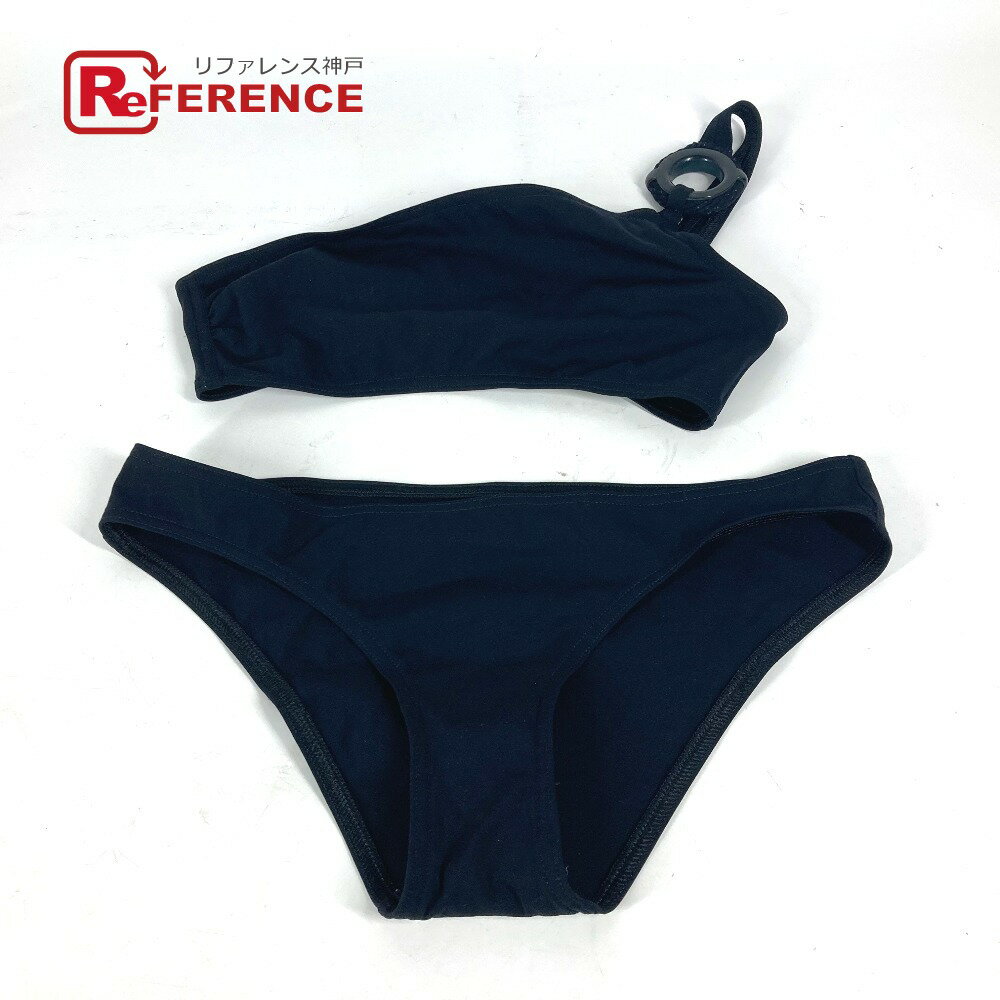 HERMES エルメス シェーヌダンクル ビキニ スイムウエア 水着 ナイロン /ポリウレタン レディース ブラック 【中古】