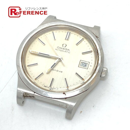 OMEGA オメガ ジュネーブ デイト 自動巻き 腕時計 SS メンズ シルバー 【中古】 OMEGA オメガ ジュネーブ デイト 自動巻き 腕時計 SS メンズ シルバー 【中古】