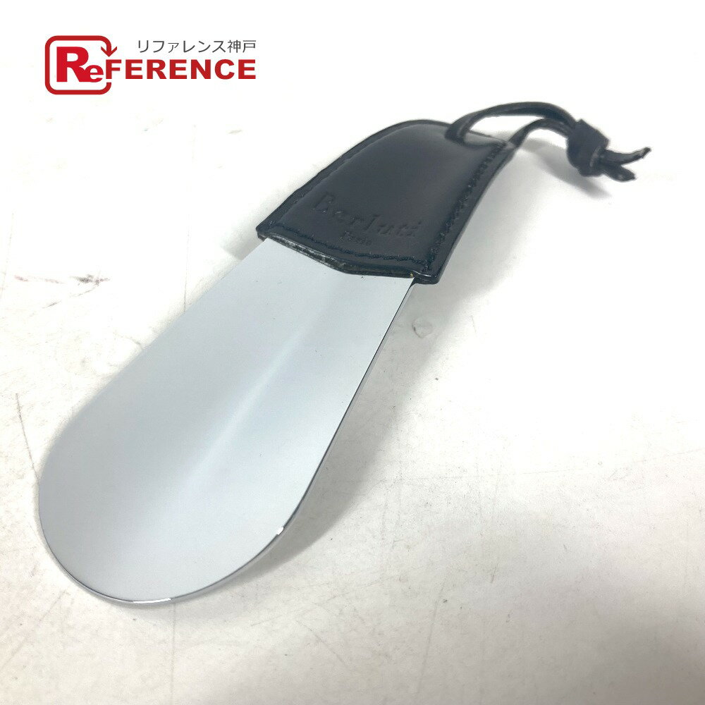 Berluti ベルルッティ シューホーン 靴ベラ インテリア 靴べら レザー /メタル メンズ ブラック 【中古】