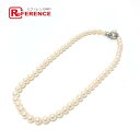 no brand ノーブランド パール 7mm~7.5mm ネックレス アクセサリー 小物 真珠 ネックレス パール レディース ホワイト 【中古】(4)