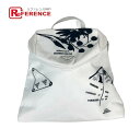 PRADA プラダ 1BZ07 ロゴ バイカラー シニョープリント カバン バックパック リュックサック ナイロン ユニセックス ホワイト 【中古】
