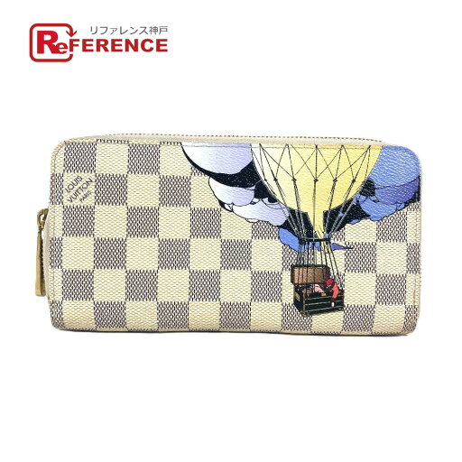 LOUIS VUITTON ルイヴィトン N63006 ダミエアズール 気球モチーフ ジッピーウォレット 長財布 ダミエアズールキャンバス レディース ホワイト 【中古】 LOUIS VUITTON ルイヴィトン N63006 ダミエアズール 気球モチーフ ジッピーウォレット 長財布 ダミエアズールキャンバス レディース ホワイト 【中古】
