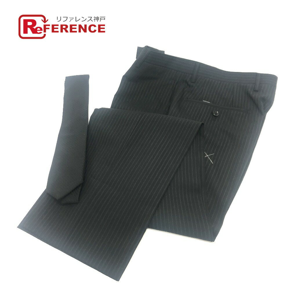 no brand ノーブランド ネクタイ スーツパンツセット ボトムス アパレル パンツ メンズ ブラック 【中古】