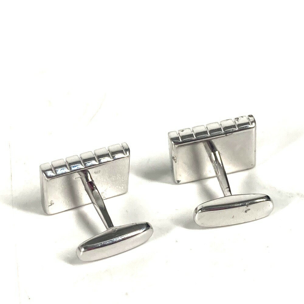 BVLGARI ブルガリ ロゴ アクセサリー カフス AG925 メンズ シルバー 【中古】