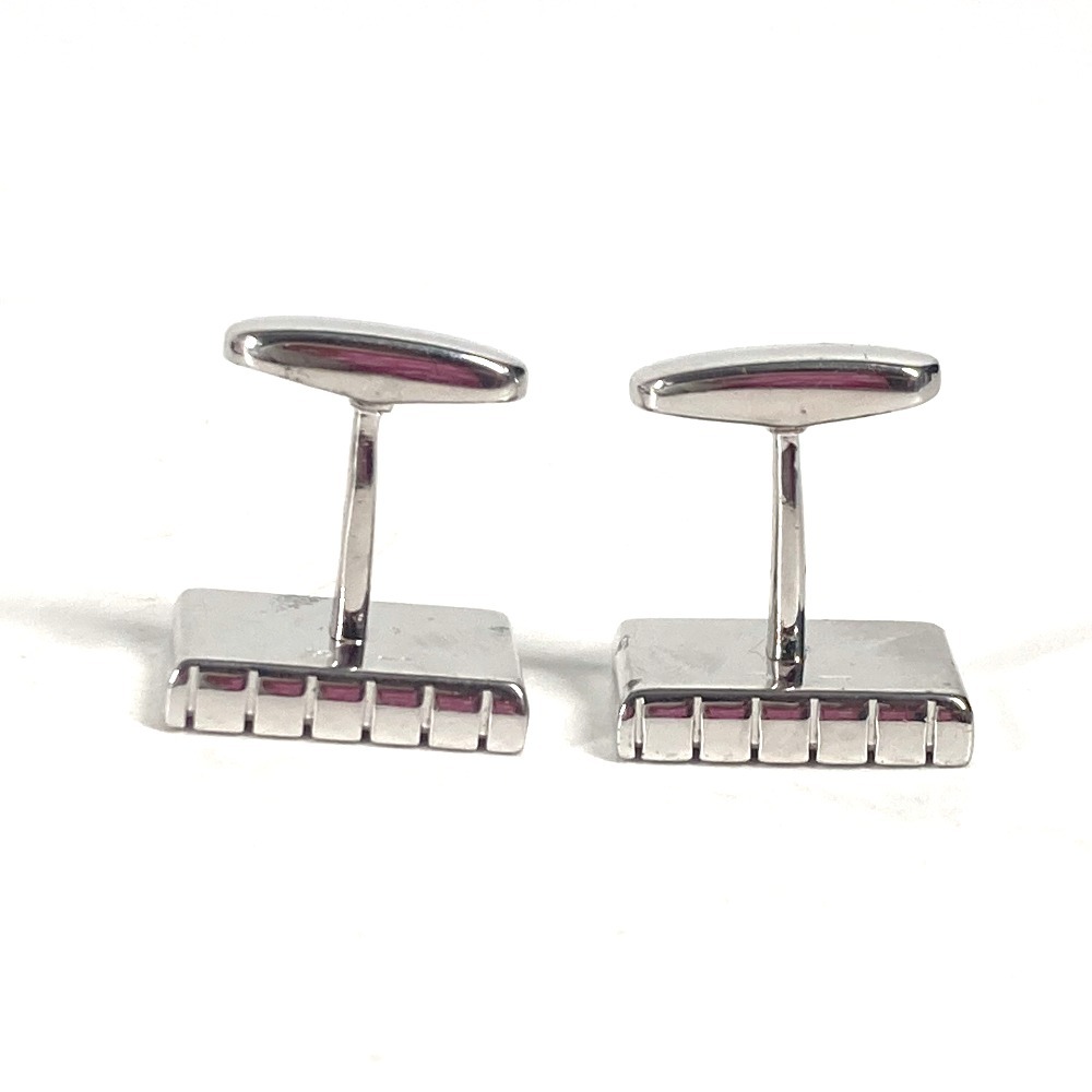 BVLGARI ブルガリ ロゴ アクセサリー カフス AG925 メンズ シルバー 【中古】