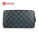 LOUIS VUITTON ルイヴィトン N63077 ダミエグラフィット ジッピー オーガナイザー ロングウォレット ラウンドファスナー 長財布 ダミエグラフ...