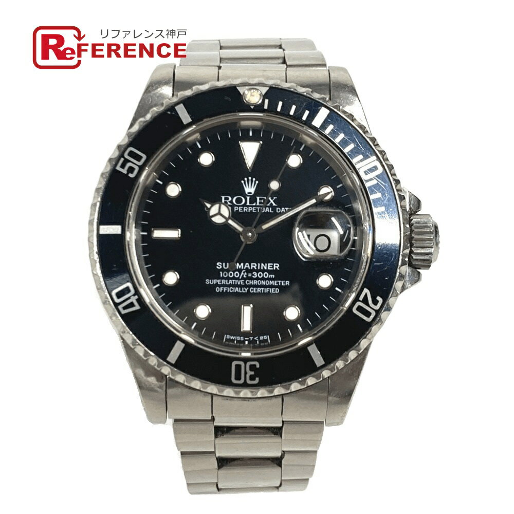ROLEX ロレックス 16610 サブマリーナ デイト サブマリーナー メンズ腕時計 ウォッチ S番 腕時計 SS メンズ ブラック 【中古】