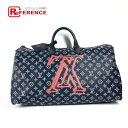 LOUIS VUITTON ルイヴィトン M43684 モノグラムインク アップサイドダウン キーポルバンドリエール50 ハンドバッグ カバン トラベルバッグ ...