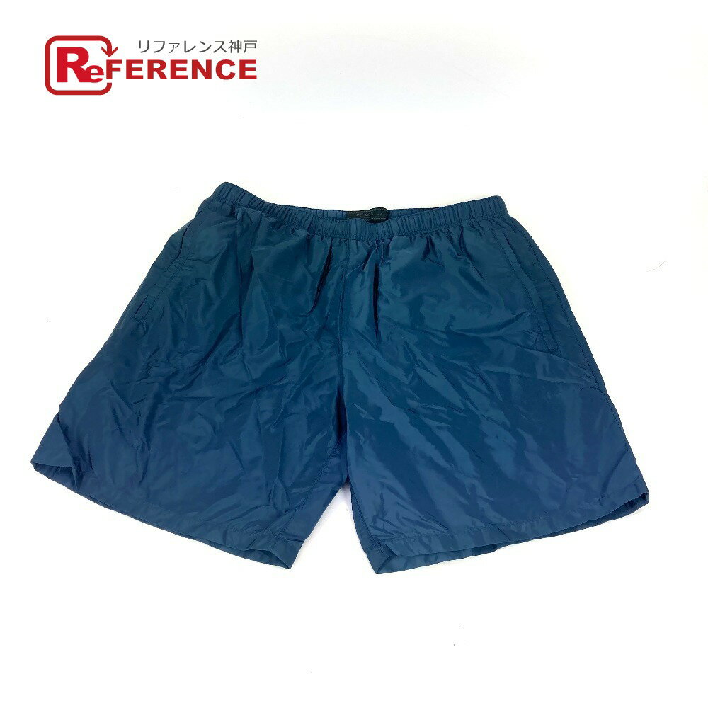 PRADA プラダ スイムウェア ハーフパンツ ショートパンツ アパレル ボトムス 水着 ナイロン メンズ ブルー系 【中古】