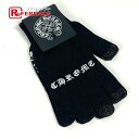 CHROME HEARTS クロムハーツ WORK GLOVES ワークグローブ 手袋 ナイロン /ポリエステル メンズ ブラック 未使用 【中古】