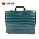RIMOWA リモワ アタッシュケース ロゴ カバン ハンドバッグ 書類バッグ ブリーフケース ビジネスバッグ ポリカーボネート メンズ グリーン 【中古】