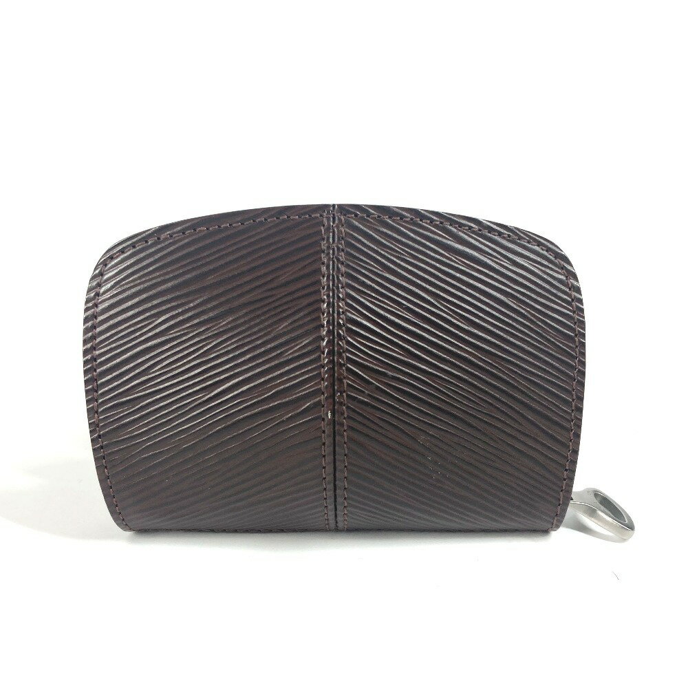 LOUIS VUITTON ルイヴィトン M6344D エピ ポルトフォイユ エピZ 財布 小銭入れ ラウンドファスナー コインケース エピレザー ユニセックス モカ ブラウン 【中古】