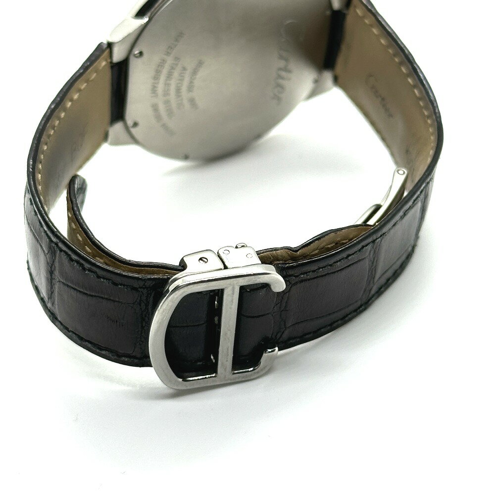 CARTIER カルティエ W69016Z4 バロンブルー ドゥ カルティエ 42mm 自動巻き 腕時計 SS メンズ シルバー 【中古】