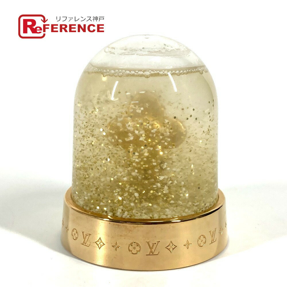 LOUIS VUITTON ルイヴィトン GI0307 ヴィヴィエンヌ オブジェ インテリア スノードーム ガラス ユニセックス ゴールド 【中古】