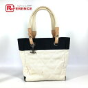 CHANEL シャネル A34208 CC ココマーク パリビアリッツPM カバン トートバッグ 肩掛け ショルダーバッグ キャンバス レディース ホワイト 【...