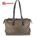 LOUIS VUITTON ルイヴィトン N51119 ダミエ チェルシー カバン トートバッグ ショルダーバッグ ダミエキャンバス ユニセックス エベヌ ブラ...