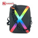 LOUIS VUITTON ルイヴィトン M30332 タイガ レインボー ダヌーブ・メッセンジャー カバン 斜め掛け ポシェット ショルダーバッグ タイガレザ...