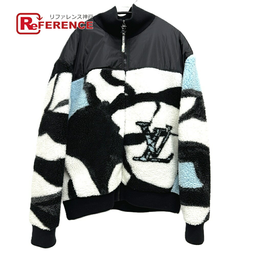 LOUIS VUITTON ルイヴィトン RM241M DFG HQY18W 24SS LVロゴフリース ナイロン切替 アパレル ブルゾン ポリエステル メンズ...