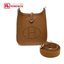 HERMES エルメス エブリンTPM 斜め掛け カバン ポシェット ショルダーバッグ トリヨンクレマンス レディース ゴールド 【新品】