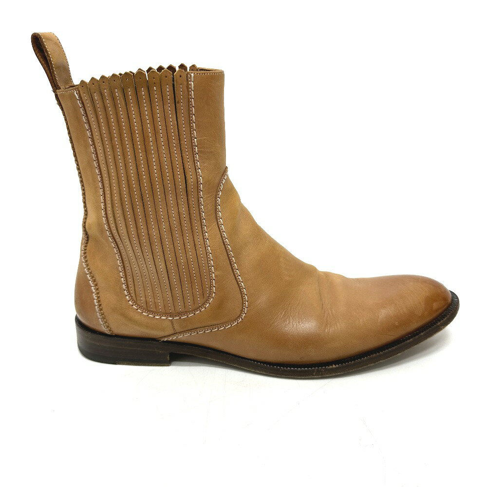 BALLY バリー サイドゴア ショートブーツ 靴 シューズ ブーツ レザー メンズ ブラウン 【中古】