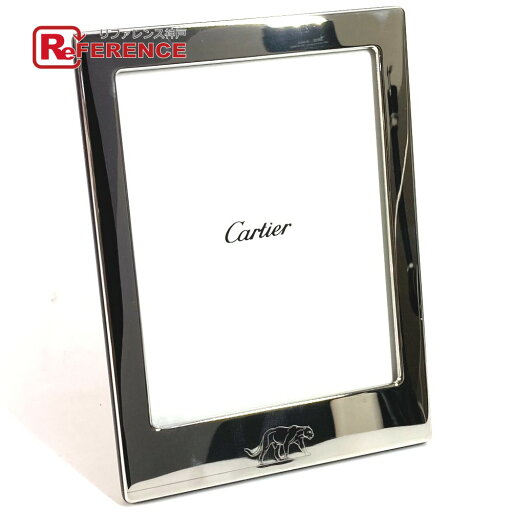 CARTIER カルティエ ロゴ パンテール 豹 ヒョウ 写真立て フォトスタンド インテリア フォトフレーム メタル ユニセックス シルバー 未使用 【中古】 CARTIER カルティエ ロゴ パンテール 豹 ヒョウ 写真立て フォトスタンド インテリア フォトフレーム メタル ユニセックス シルバー 未使用 【中古】