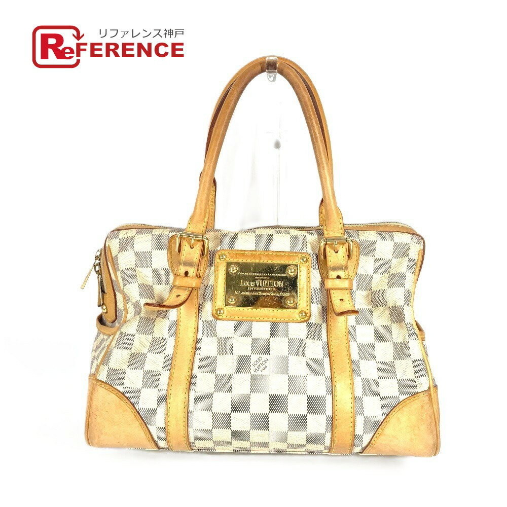 Rakuten - LOUIS VUITTON ルイヴィトン N52001 ダミエアズール バークレーPM カバン トートバッグ ハンドバッグ キャンバス レディース ホワイト 【中古】