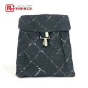 CHANEL シャネル 旧トラベルライン バックパック カバン リュックサック ナイロン レディース ブラック 【中古】(4)