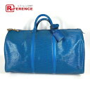 LOUIS VUITTON ルイヴィトン M42965 エピ キーポル50 カバン 旅行バッグ トラベルバッグ ボストンバッグ エピレザー ユニセックス トレドブルー ブルー 【中古】