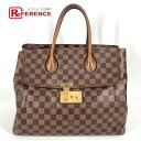 LOUIS VUITTON ルイヴィトン N41273 ダミエ アスコット カバン トートバッグ ハンドバッグ ダミエキャンバス レディース ブラウン 【中古】(4)