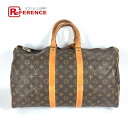 LOUIS VUITTON ルイヴィトン M41428 モノグラム キーポル45 旅行バッグ トラベルバッグ カバン ボストンバッグ モノグラムキャンバス ユニセックス ブラウン 【中古】