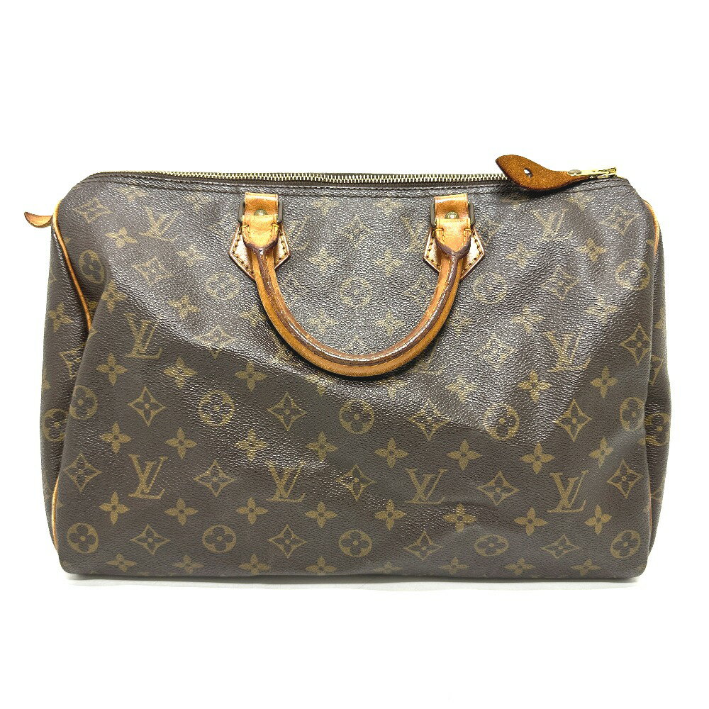 LOUIS VUITTON ルイヴィトン M41524 モノグラム スピーディ35 カバン トートバッグ ミニボストンバッグ ハンドバッグ モノグラムキャンバス ユニセックス ブラウン 【中古】