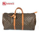 LOUIS VUITTON ルイヴィトン M41422 モノグラム キーポル60 カバン 旅行バッグ トラベルバッグ ボストンバッグ モノグラムキャンバス ユニセックス ブラウン 【中古】