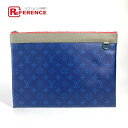 LOUIS VUITTON ルイヴィトン M63047 モノグラムパシフィック モノグラム アポロ カバン ポーチ バッグ クラッチバッグ モノグラムキャンバス ユニセックス ブルー 【中古】