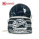 CHANEL シャネル LA PAUSA ラパウザ カバン バックパック バイカラー リュックサック PVC レディース ブラック 【中古】
