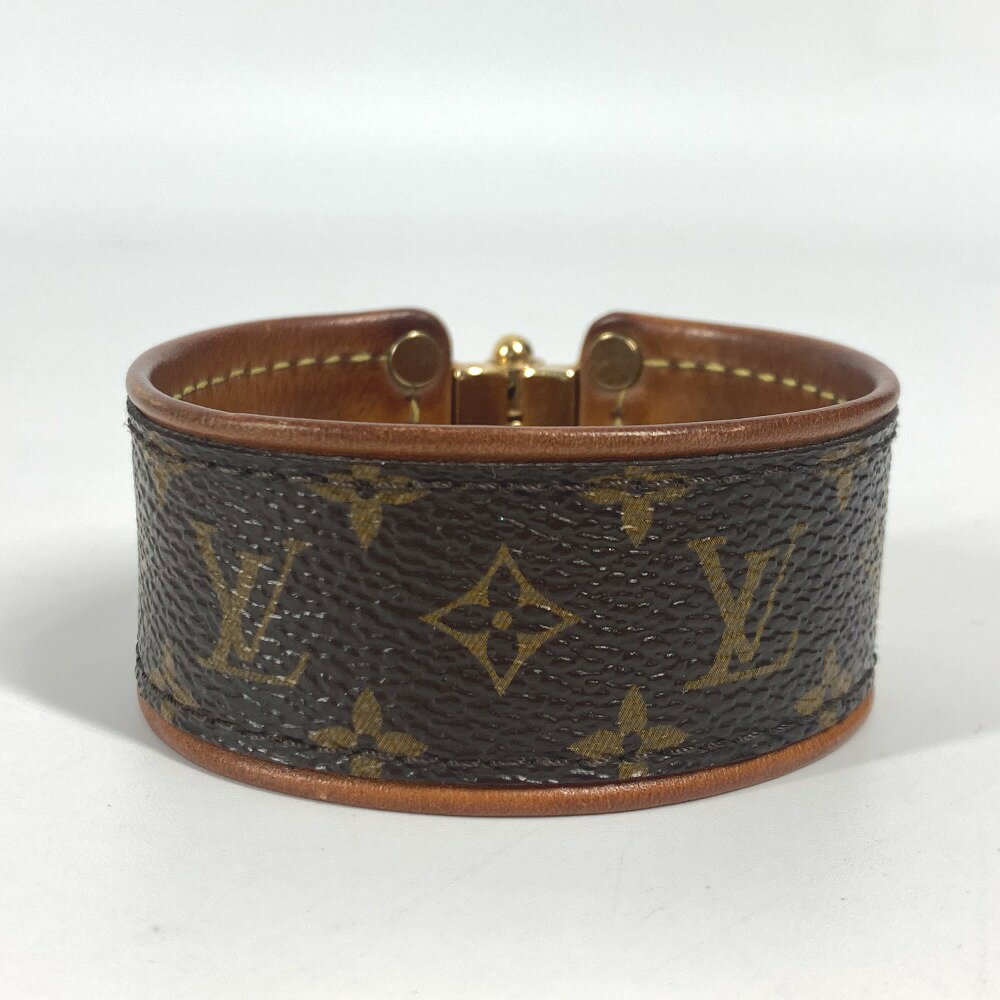 LOUIS VUITTON ルイヴィトン M6611E モノグラム ブラスレセイブイット モノグラム バングル アクセサリー 太バングル ブレスレット モノグラムキャンバス ユニセックス ブラウン 【中古】