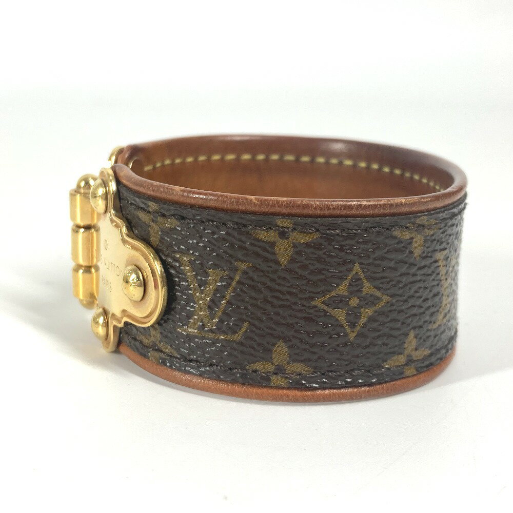 LOUIS VUITTON ルイヴィトン M6611E モノグラム ブラスレセイブイット モノグラム バングル アクセサリー 太バングル ブレスレット モノグラムキャンバス ユニセックス ブラウン 【中古】