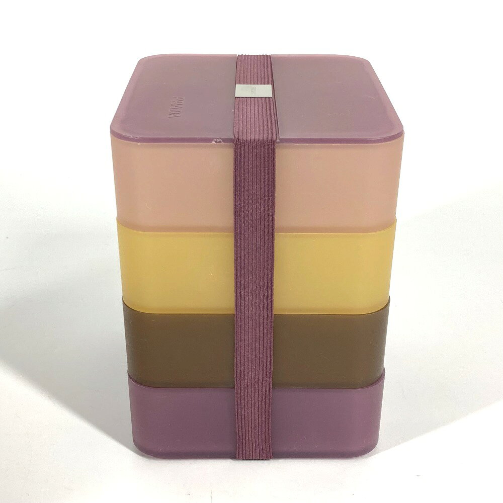 PRADA プラダ ロゴ 4段 インテリア ジュエリーボックス アクセサリーBOX 小物入れ ...