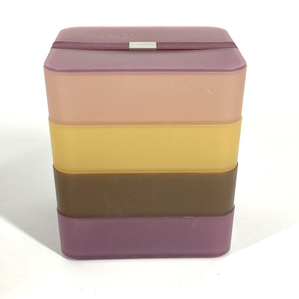 PRADA プラダ ロゴ 4段 インテリア ジュエリーボックス アクセサリーBOX 小物入れ ...