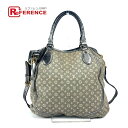 LOUIS VUITTON ルイヴィトン M95622 モノグラムミニラン ブザスアンジュール カバン 斜め掛け ハンドバッグ トートバッグ 2WAYバッグ ショルダーバッグ モノグラムミニランキャンバス レディース シルバー系 【中古】(4)