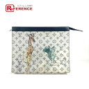 LOUIS VUITTON ルイヴィトン M66649 モノグラムサバンナ チャップマンブラザーズ ポシェット・ヴォワヤージュ GM ポーチ カバン セカンドバ...